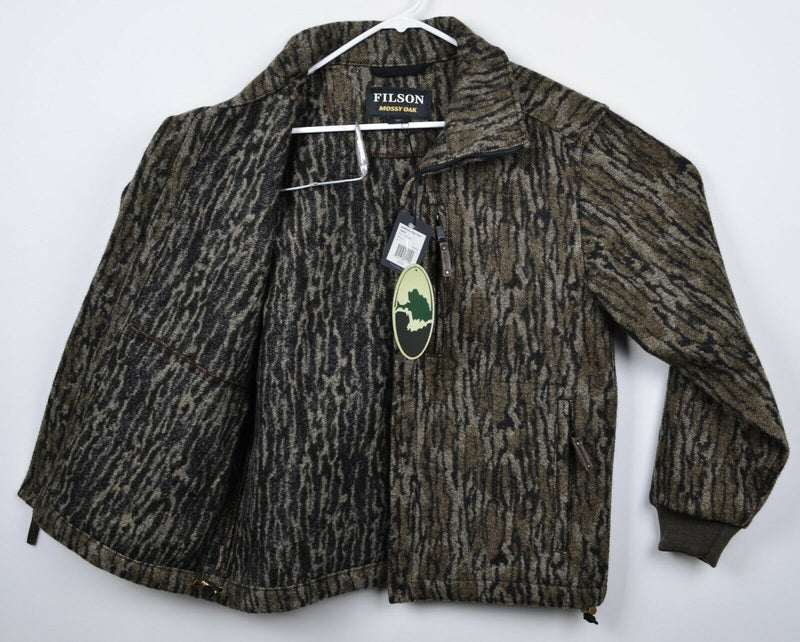 Filson Mossy Oak Men's Small Mackinaw Wool Field Jacket Bottomland Camouflage