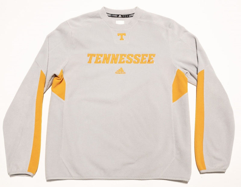 Tennessee Volunteers Sweatshirt Men's Medium Adidas Team Issue Gray Orange Sewn