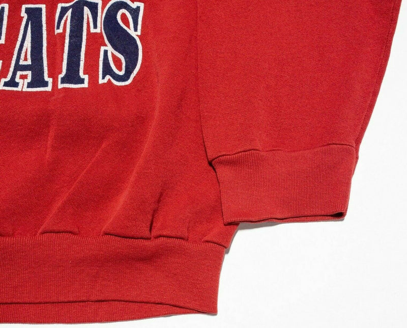 Arizona Wildcats Basketball Artex Red Crewneck Vintage 90s Sweatshirt Men Large