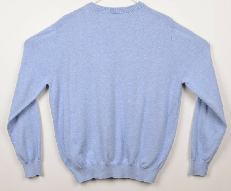 UNTUCKit Men's Sz Large/XL? V-Neck Blue Pullover Cotton Sweater