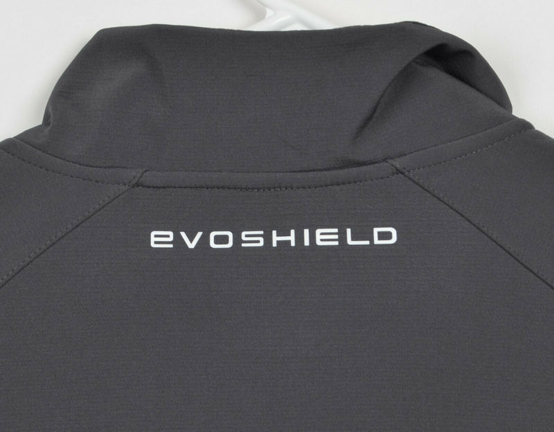 Evoshield Men's Medium Full Zip Gray Softshell Team Stadium Jacket NWT