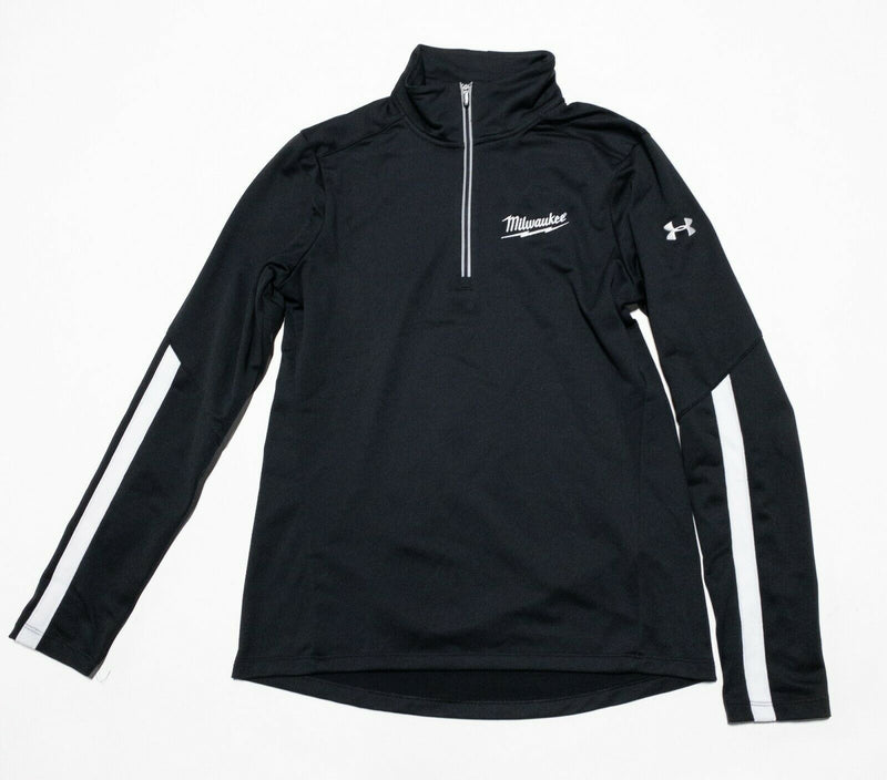 Milwaukee Tools Women's Small Loose Under Armour Black Wicking Track Jacket