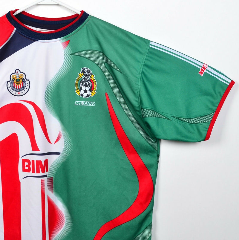 Guadalajara Chivas x Mexico Men's L/XL Split Color Soccer Football Jersey