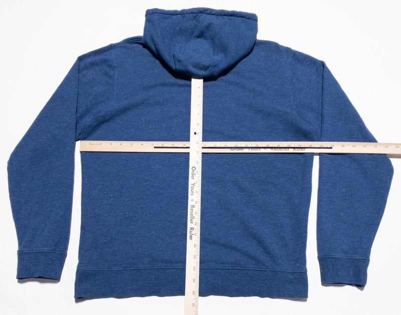 Peter Millar Hoodie Men's Fits Large Pullover Sweatshirt Lava Wash Blue Golf