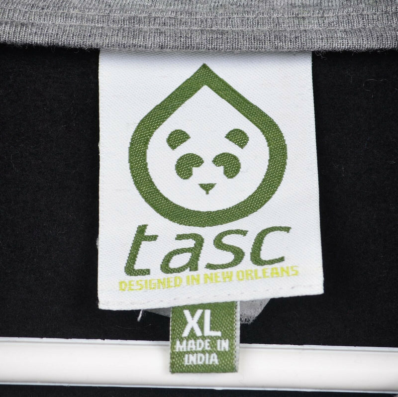 Tasc Performance Men's XL Bamboo Full Zip Solid Black Activewear Jacket