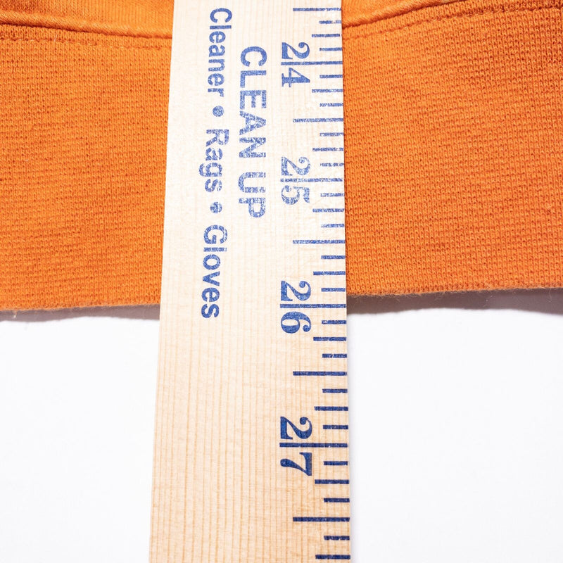 Nike All Over Hoodie Men's Large Pullover Orange Logo Sportswear DD4847-816