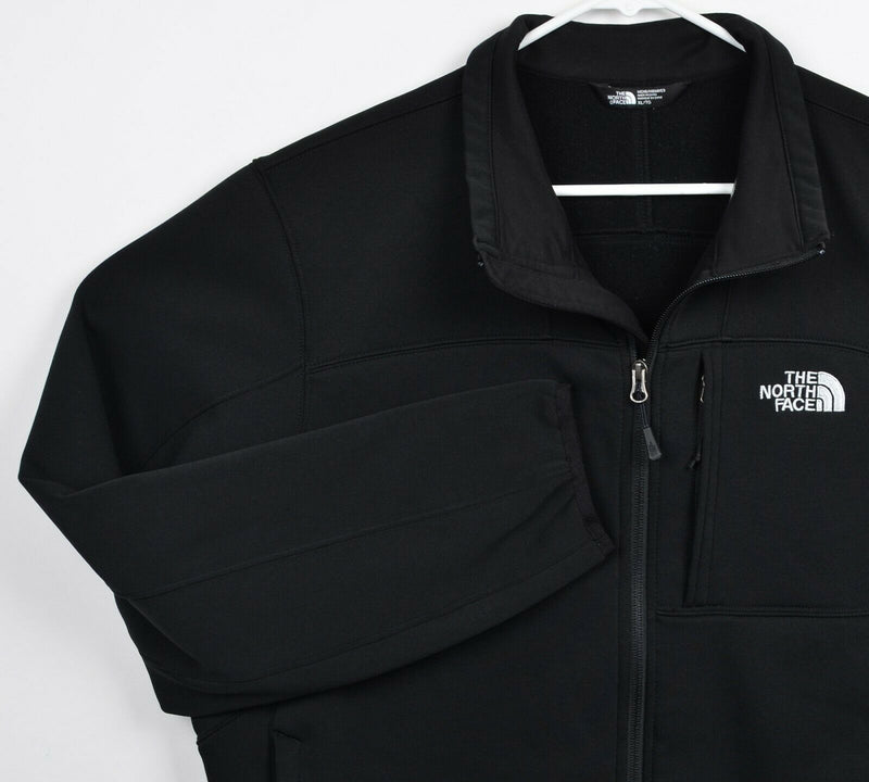 The North Face Apex Men's XL Solid Black Full Zip Softshell Bionic Jacket