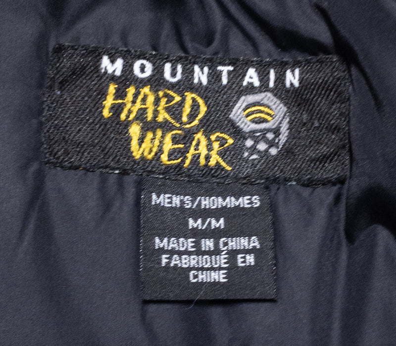 Mountain Hardwear Puffer Jacket Men's Medium Down Green Black Full Zip Sub Zero