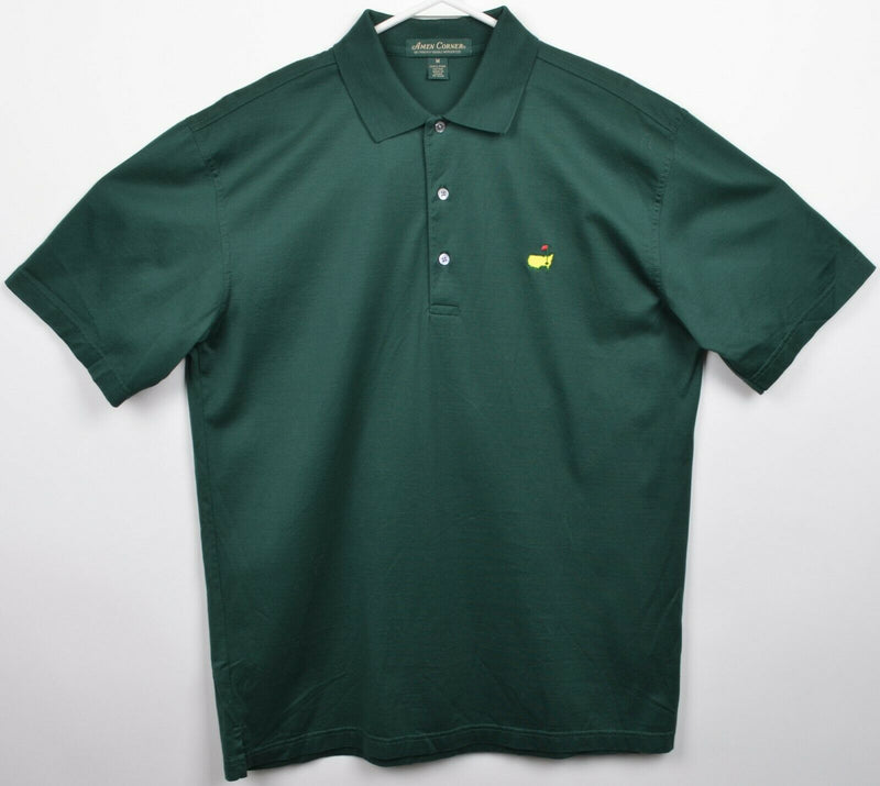 Amen Corner Men's Medium Masters Golf Dark Green Augusta National Polo Shirt