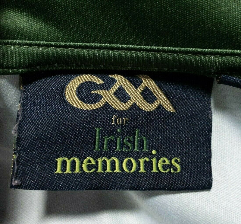 GAA Ireland Soccer Jersey Irish Memories Men's 2XL Green Gaelic Eire Collared