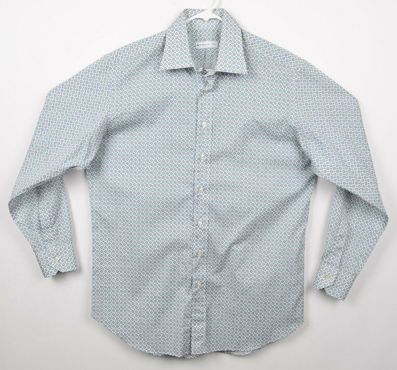 ETRO Men's Sz 41/Large Geometric Paisley Long Sleeve Button-Front Shirt