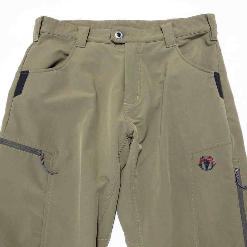 Blackovis Granite Peak Pants Men's 32x32 Green Chino Lightweight Hunting Hiking