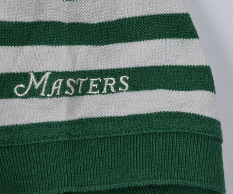 Masters Collection Men's XL Green Striped Augusta National Golf Polo Shirt