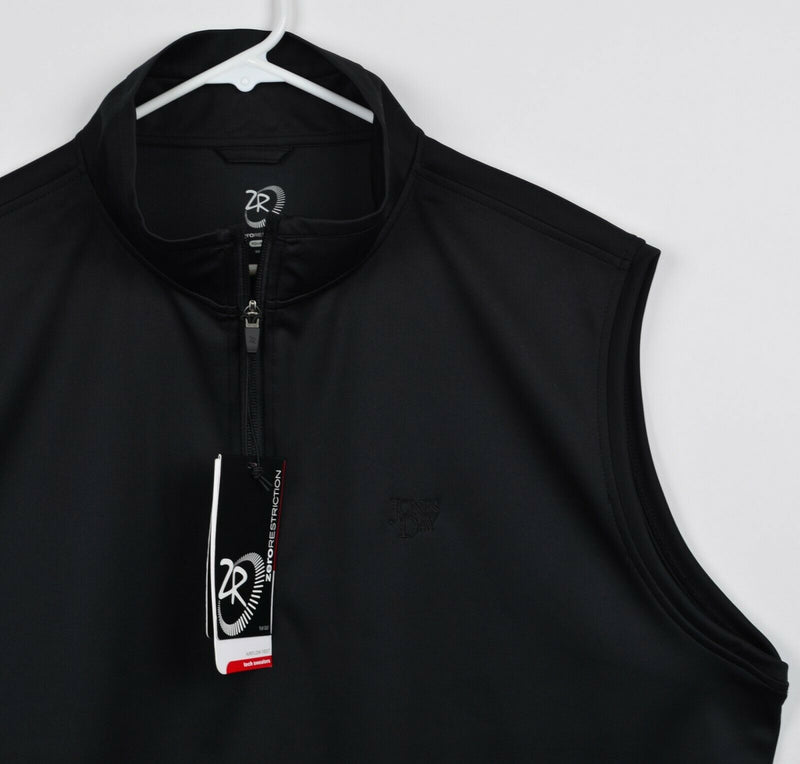 Zero Restriction Tour Series Men's XL Airflow 1/4 Zip Performance Golf Vest