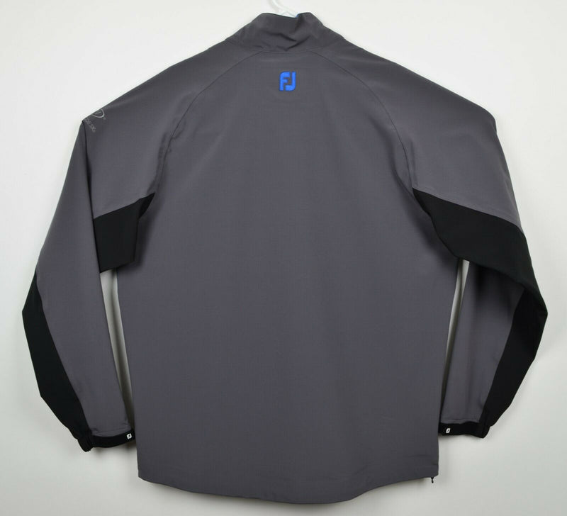 FootJoy DryJoys Tour LTS Men's Sz XL Gray Full Zip Rain Wind Golf Jacket