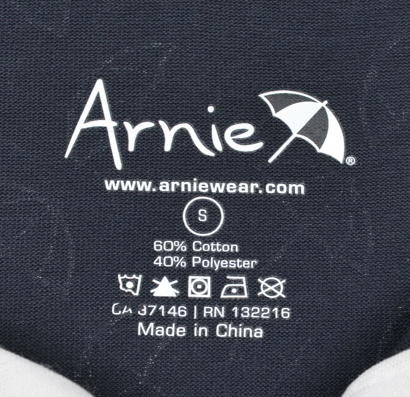 Arnie Men's Sz Small Arnold Palmer Umbrella Logo Circa 1960s Retro Golf Shirt
