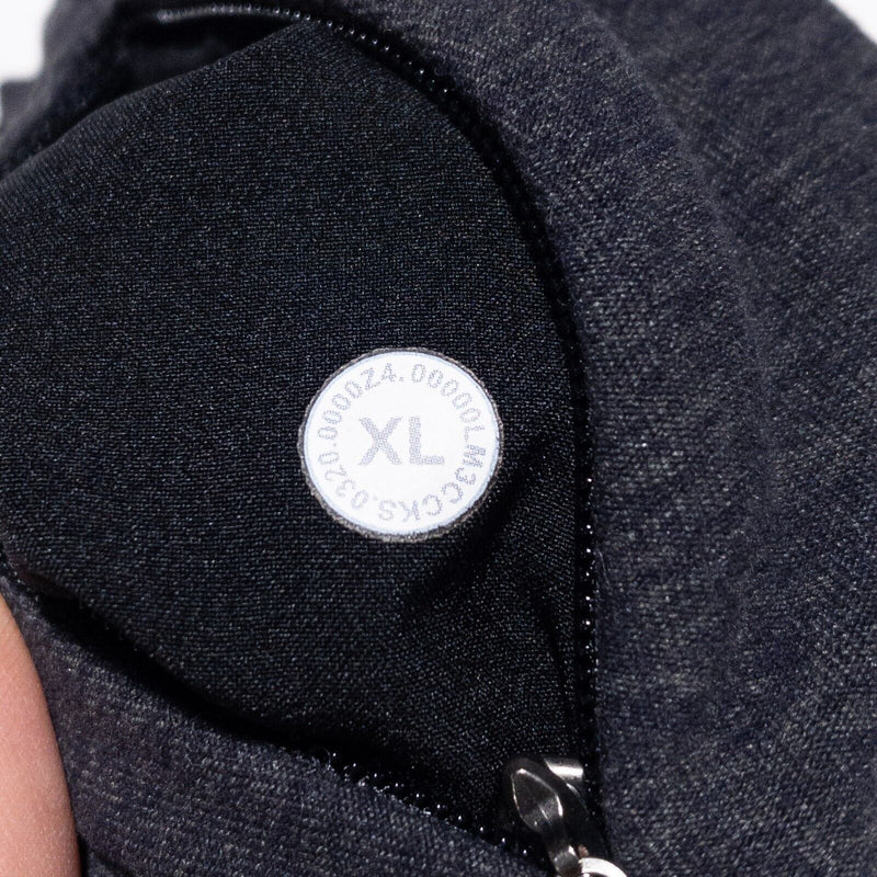 Lululemon Surge Warm 1/2 Zip Men's XL Pullover Dark Gray Running Athleisure