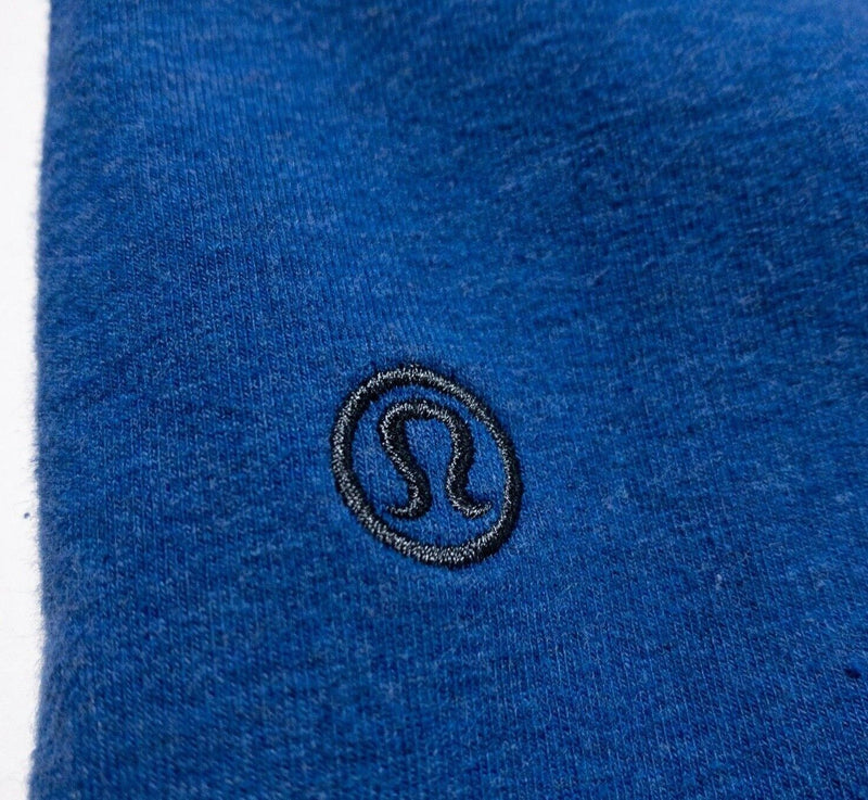 Lululemon Hoodie Men's Fits XL/2XL Full Zip Sweatshirt Solid Blue Athleisure