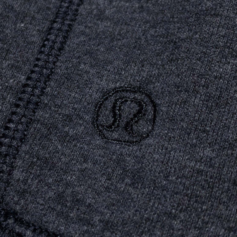 Lululemon Sweatshirt Men's Fits XL Pullover Gray Pockets Henley 2-Button Band