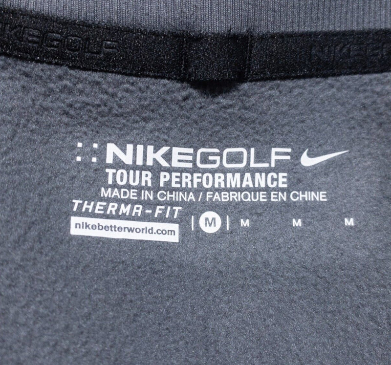 Ryder Cup Nike Golf Jacket Men's Medium  Tour Performance 1/4 Zip Pullover Black