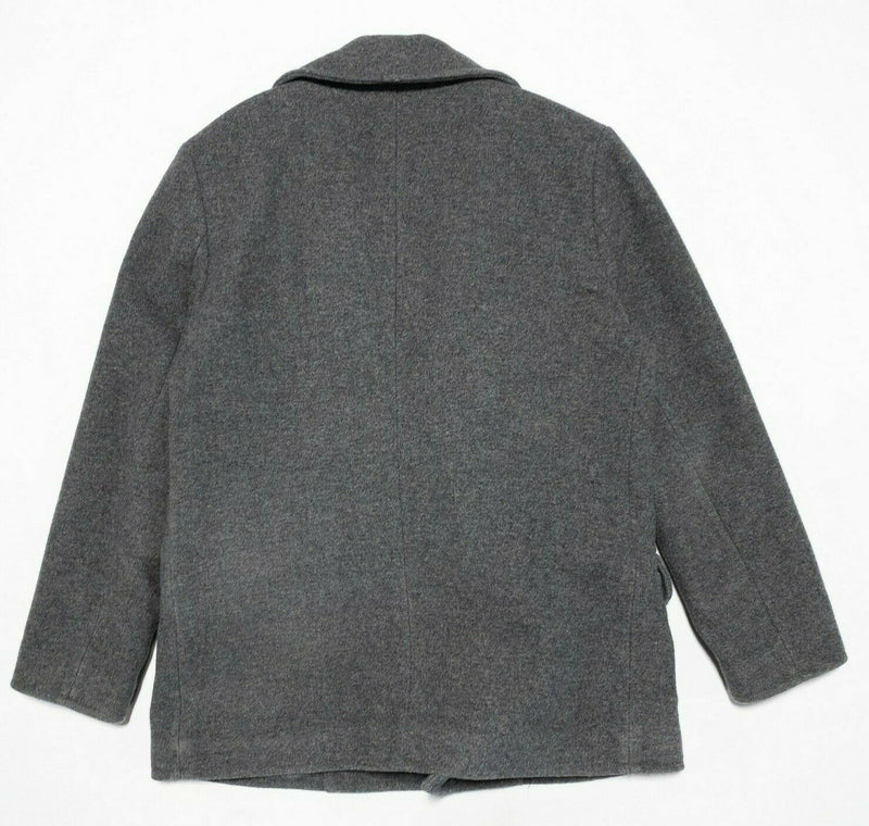 J.Crew Always Dock Naval Peacoat Thinsulate Wool Gray Men's Large