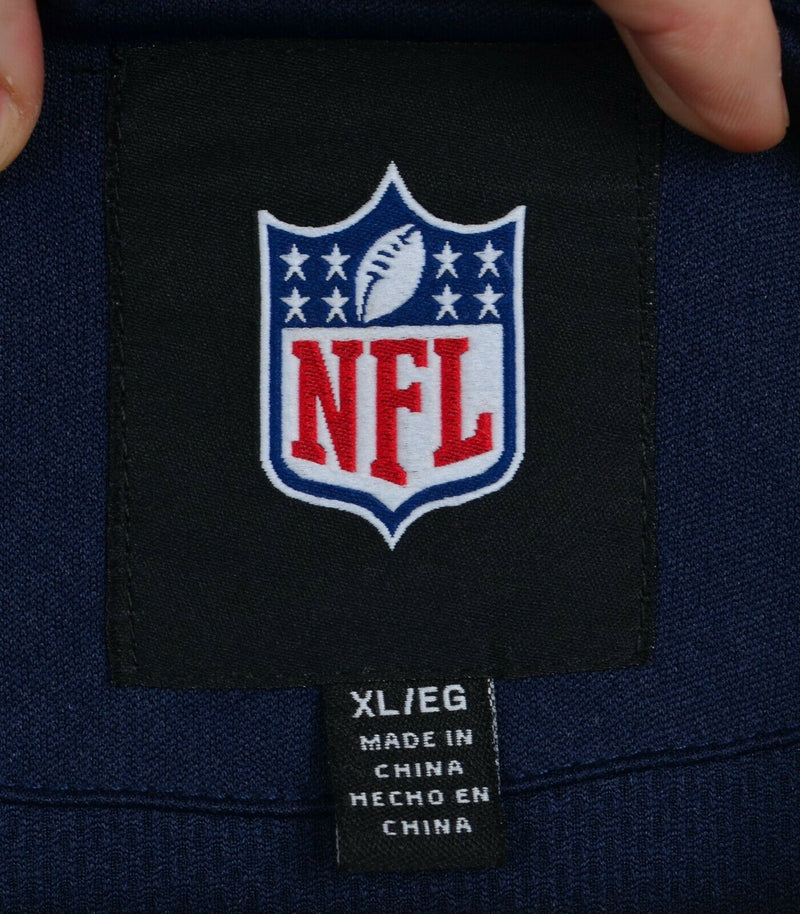Dallas Cowboys Men's Sz XL NFL Navy Blue Full Zip G-III Track Jacket