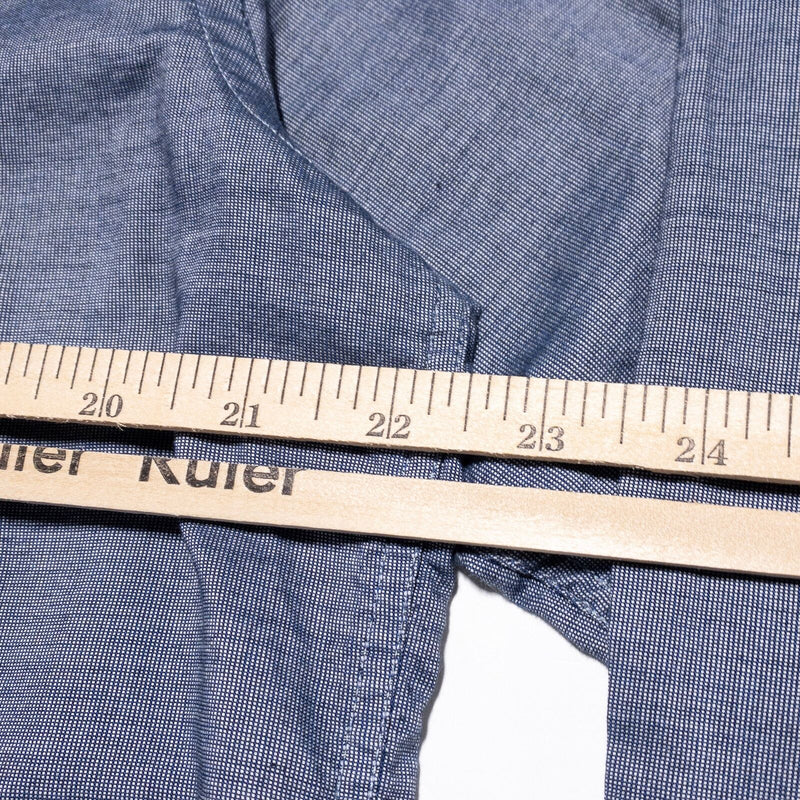 UNTUCKit Shirt Men's XL Slim Fit Button-Up Blue Long Sleeve Casual