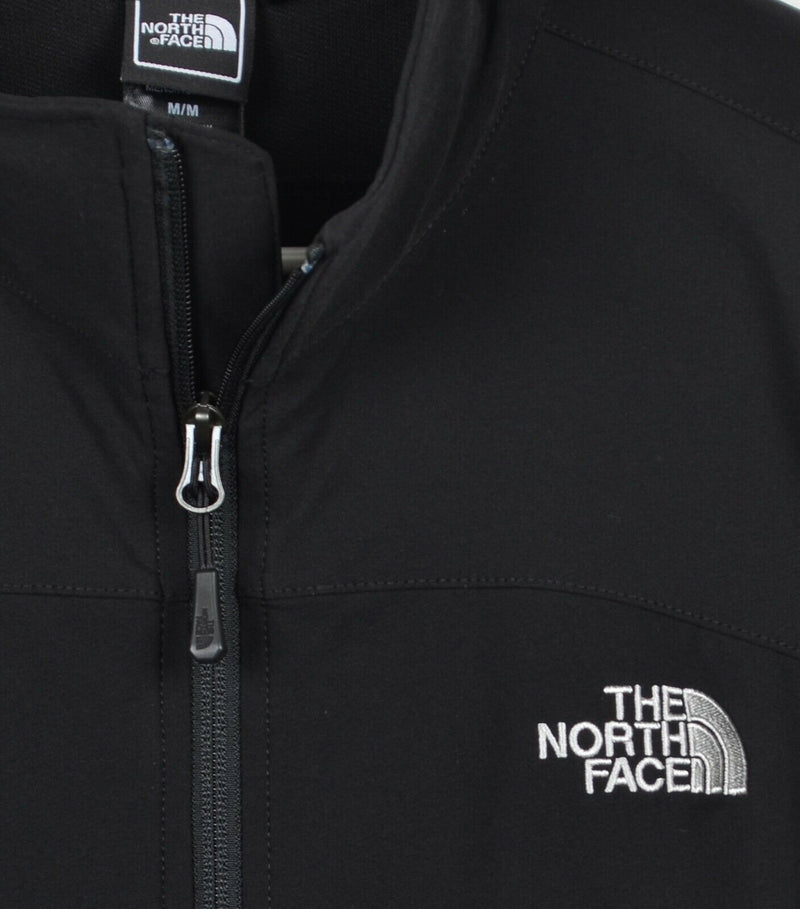 The North Face Men's Medium Nimble Solid Black Full Zip TNF Softshell Vest