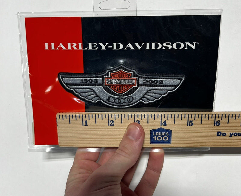 Harley-Davidson 100th Anniversary Wing Patch Small Logo 97912-02V New