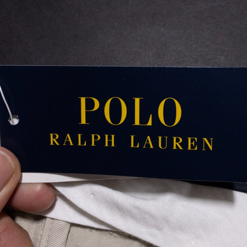 Polo Ralph Lauren Chino Pants Men's 36x30 Pleated Stretch Classic Fit Khakis