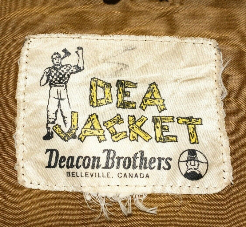 Vintage Deacon Brothers Men's Large? DEA Jacket Wool Canada Beige Shirt Jacket