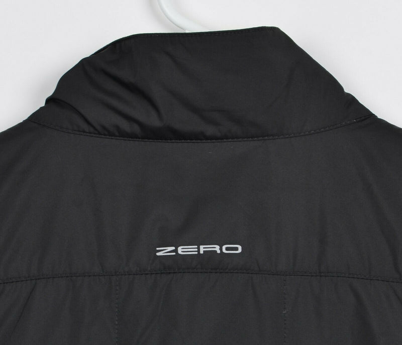 Zero Restriction Men's XL Tour Series Reversible Primaloft Black Gray Golf Vest