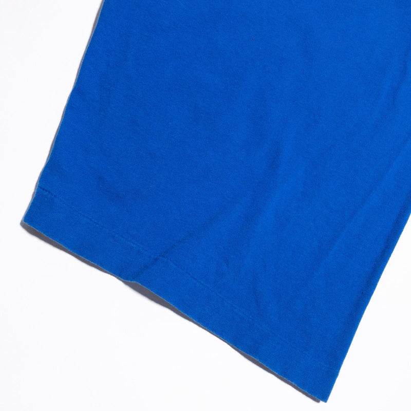 Vintage Garfield Baseball T-Shirt Men's XL Oversized Athletic Works Blue Gray