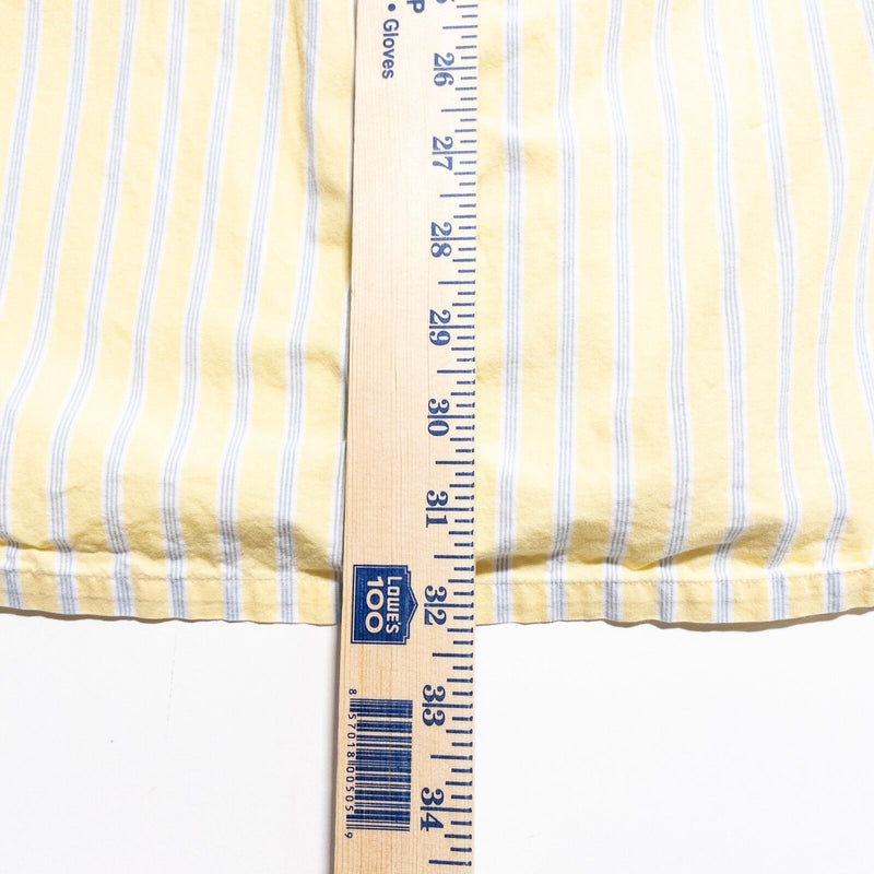 Polo Ralph Lauren 4XB Men's Shirt Button-Down Yellow Striped 4XL Big Preppy