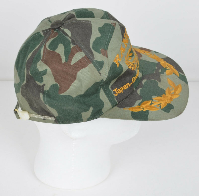 Vtg Ranger Men's Sz Medium Camouflage Japan Ground Force Adjustable Hat
