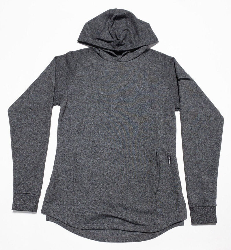 ASRV Aesthetic Revolution Hoodie Men's Small Pullover Sweatshirt Heather Gray