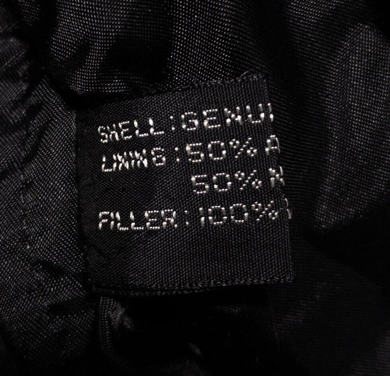 Marc Buchanan Pelle Pelle Leather Jacket Men's 46 Black Vintage 90s Moto Biker
