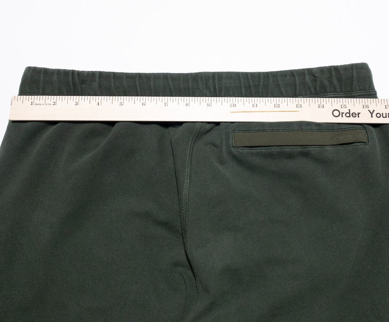 Mack Weldon Ace Sweatpants Men's Large Jogger Tapered Leg Fit Stretch Green