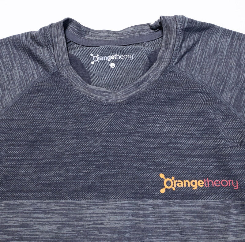Orange Theory T-Shirts Lot of 2 Men's Large Gray Wicking Fitness Gym