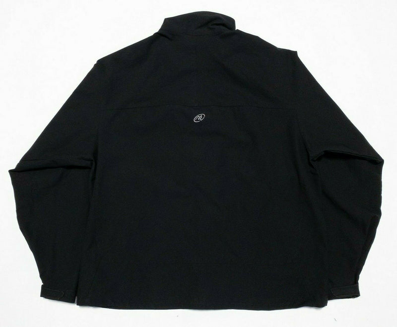 Cloudveil Softshell Jacket Full Zip Solid Black Zip Pockets Packable Men's XL