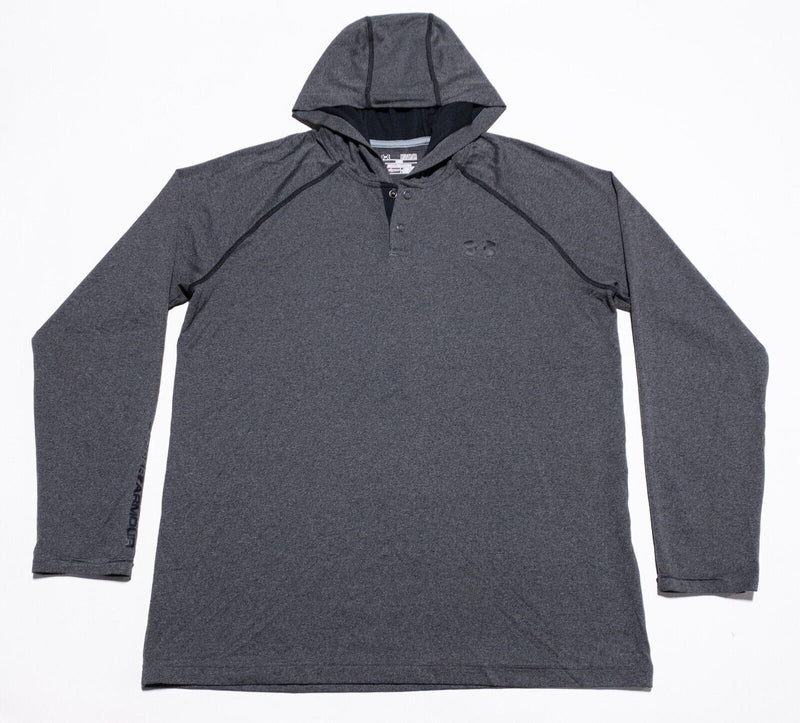 Under Armour Performance Hoodie Men's Medium HeatGear Loose Lightweight Wicking