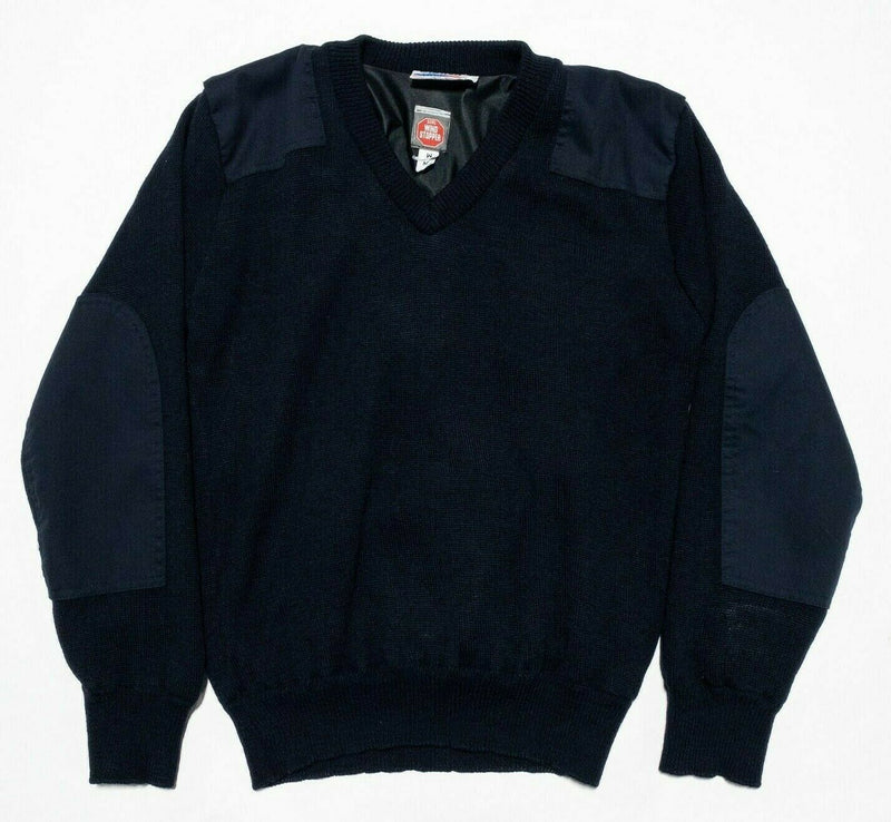 Blauer Gore Wind Stopper Lined Women's Medium Uniform Knit Sweater Navy Blue