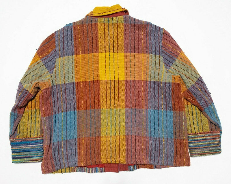 TravelSmith Jacket Women's 3X? Patchwork Boho Art Wear Tapestry Colorful