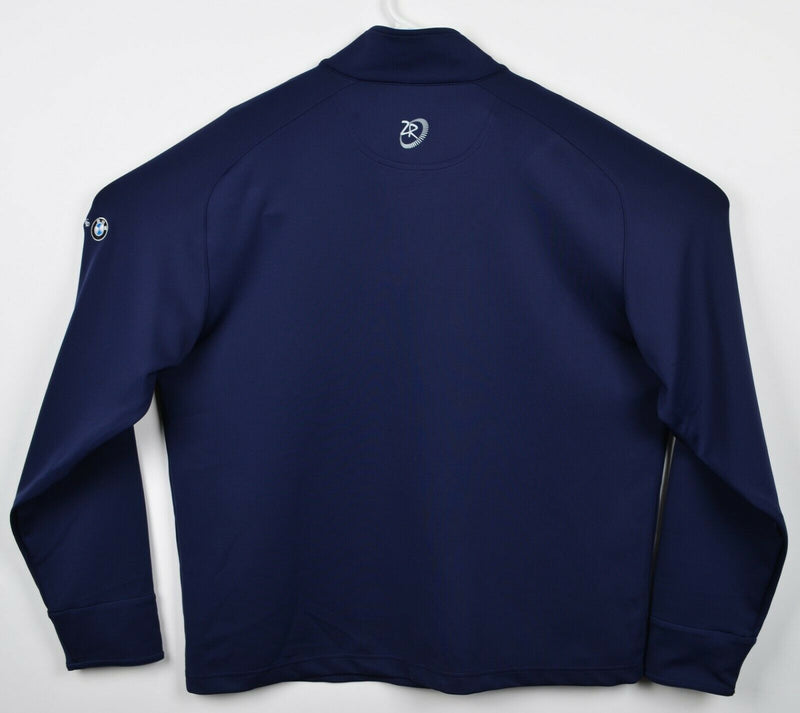 BMW Championship Men's Large Zero Restriction Tour Series Navy Half-Zip Jacket