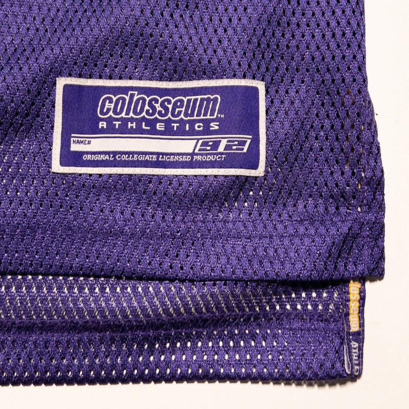 James Madison University JMU Football Jersey Men's Small Colosseum Purple Mesh