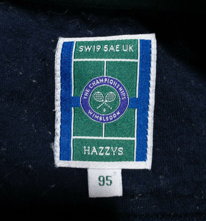 Hazzys x Wimbledon Adult 95 (Small) Deuce Tennis Navy Blue Crew Neck Sweatshirt