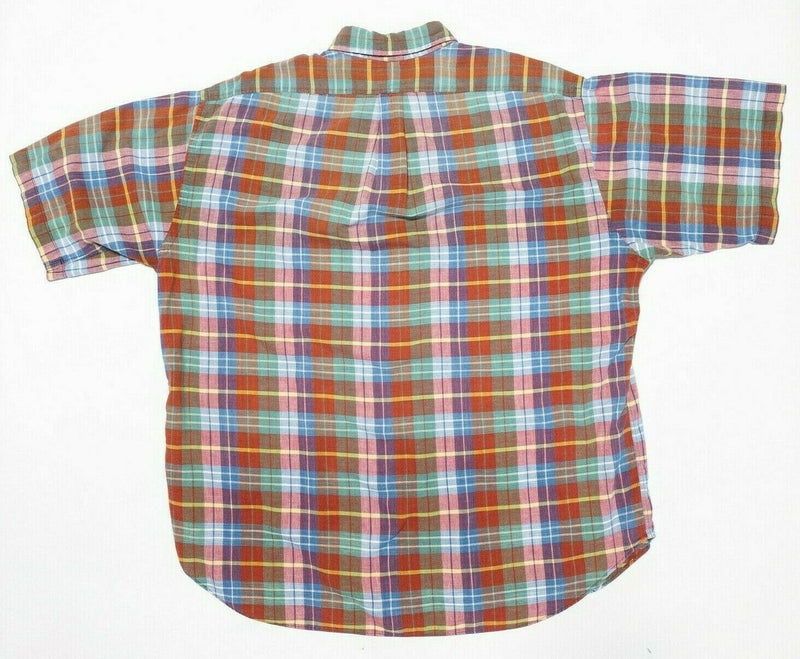 Polo Ralph Lauren Blake Shirt XXL Men's Short Sleeve Indian Madras Colorful 2XL