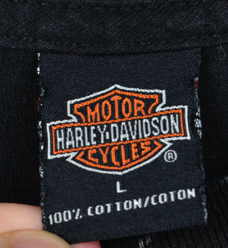 Vintage Harley-Davidson Men's Large Lightning All Over Guardians Legend T-Shirt