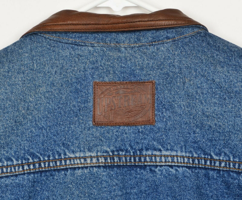 Vtg Kellogg's Cornflakes Men's Sz Medium Dunbrooke Denim Jean Trucker Jacket