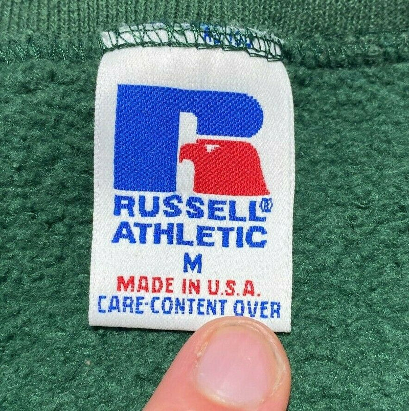 Green Bay Packers Vintage 90s Russell Green Crewneck Sweatshirt Men's Medium